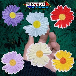 Patch Bordir Bunga Daisy