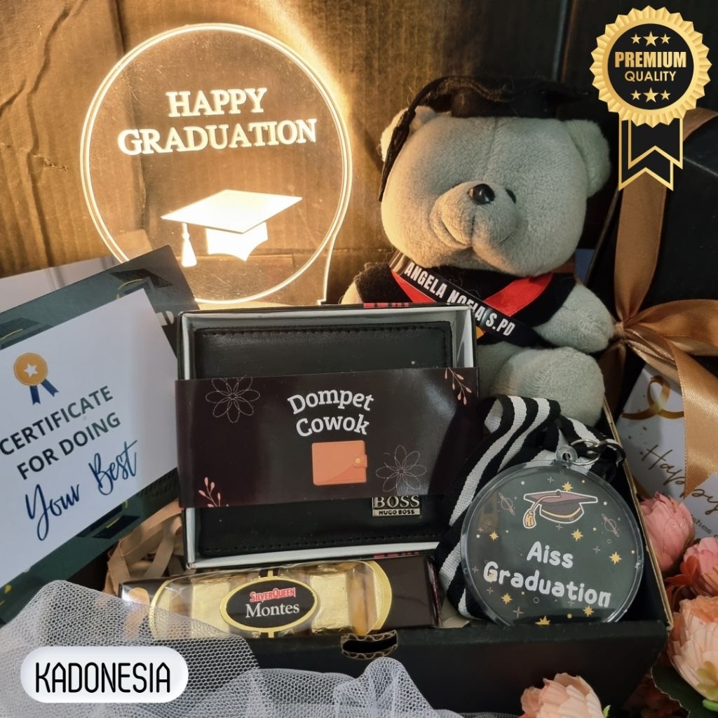 

Kado Wisuda Hampers Graduation Gift / Hampers Wisuda Hadiah Kelulusan Black Series