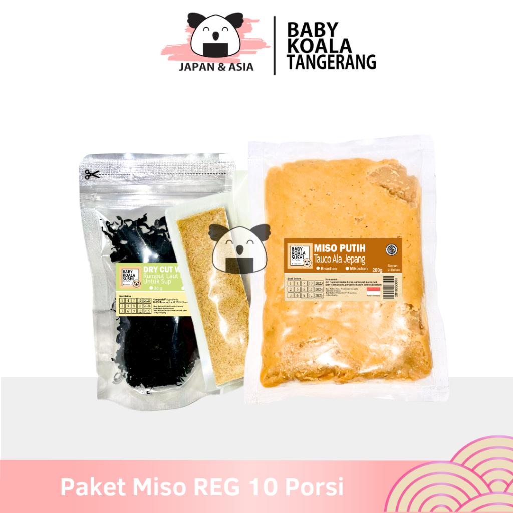 

PAKET BAHAN MISO SOUP LENGKAP 10 Porsi Halal | Miso/Dry Wakame/ Dashi -BKT