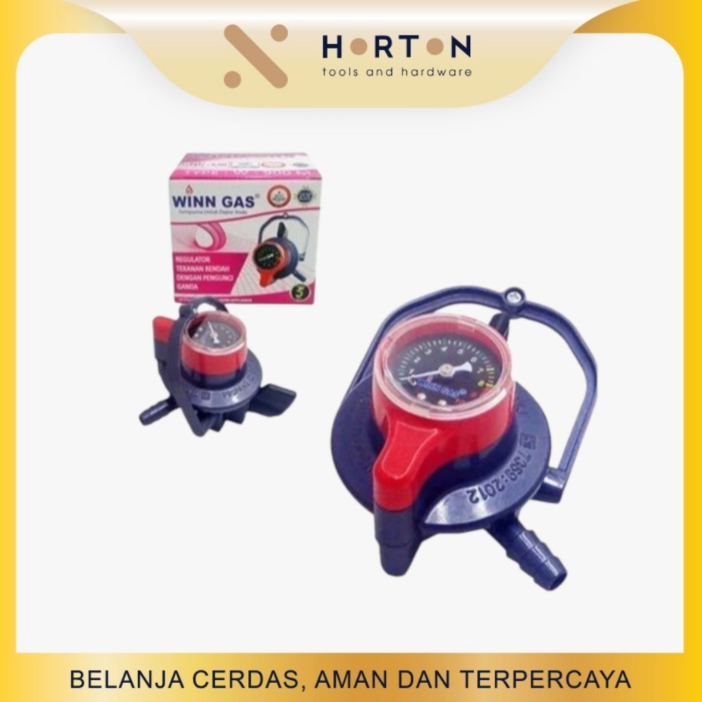 Regulator Gas Double Lock / Regulator Pengaman Gas Pengunci Ganda