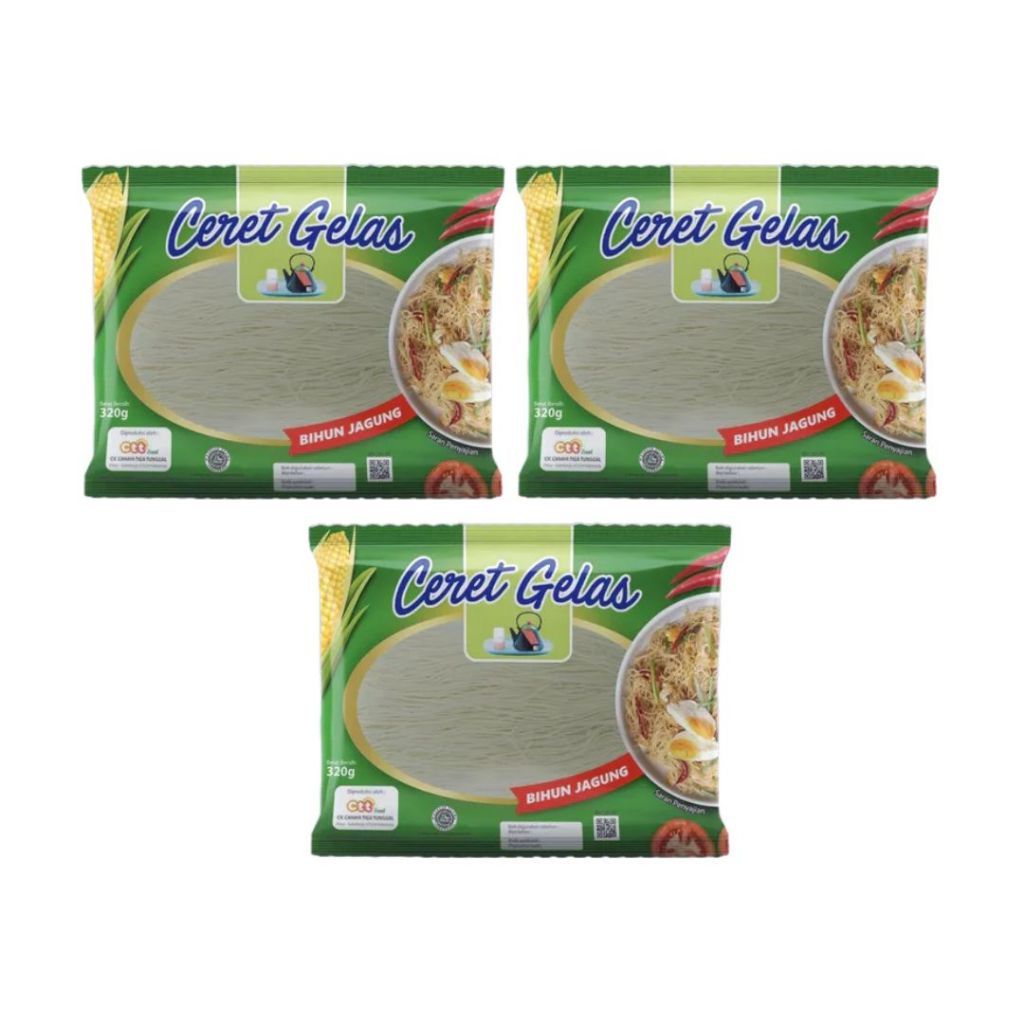 

Pioneer Paket 3 Pcs Bihun Jagung Ceret Gelas 320GR