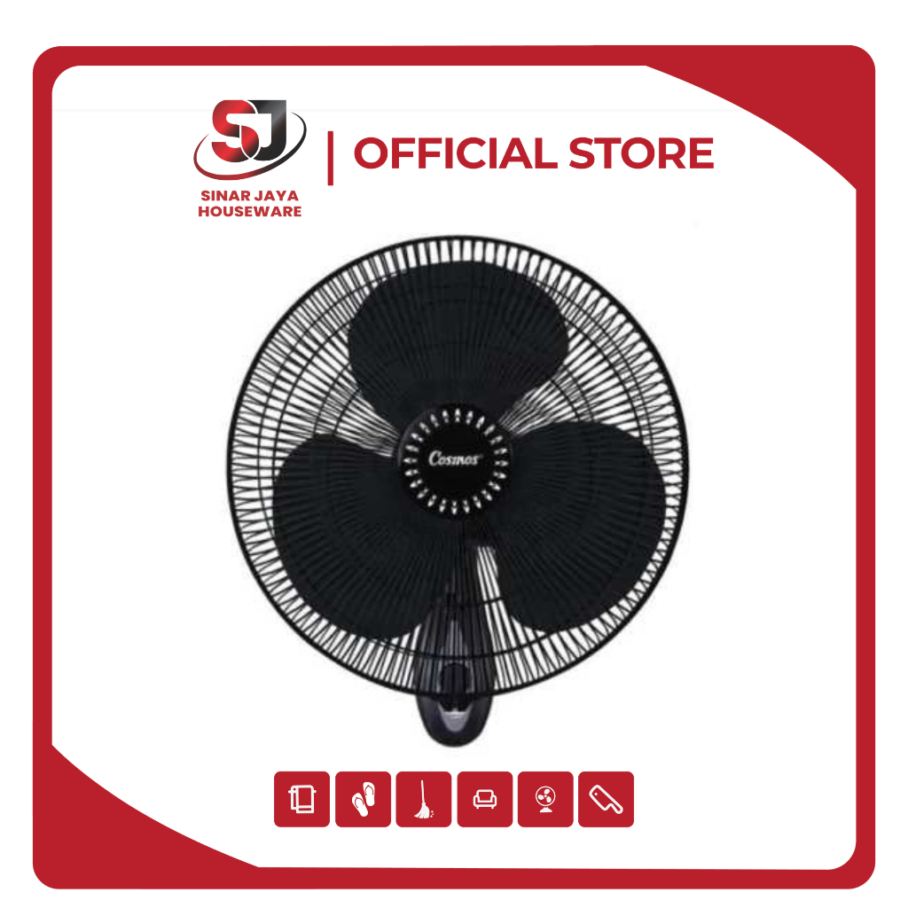 WALLFAN 16-WFGR COSMOS/Kipas Angin Dinding Cosmos REMOTE