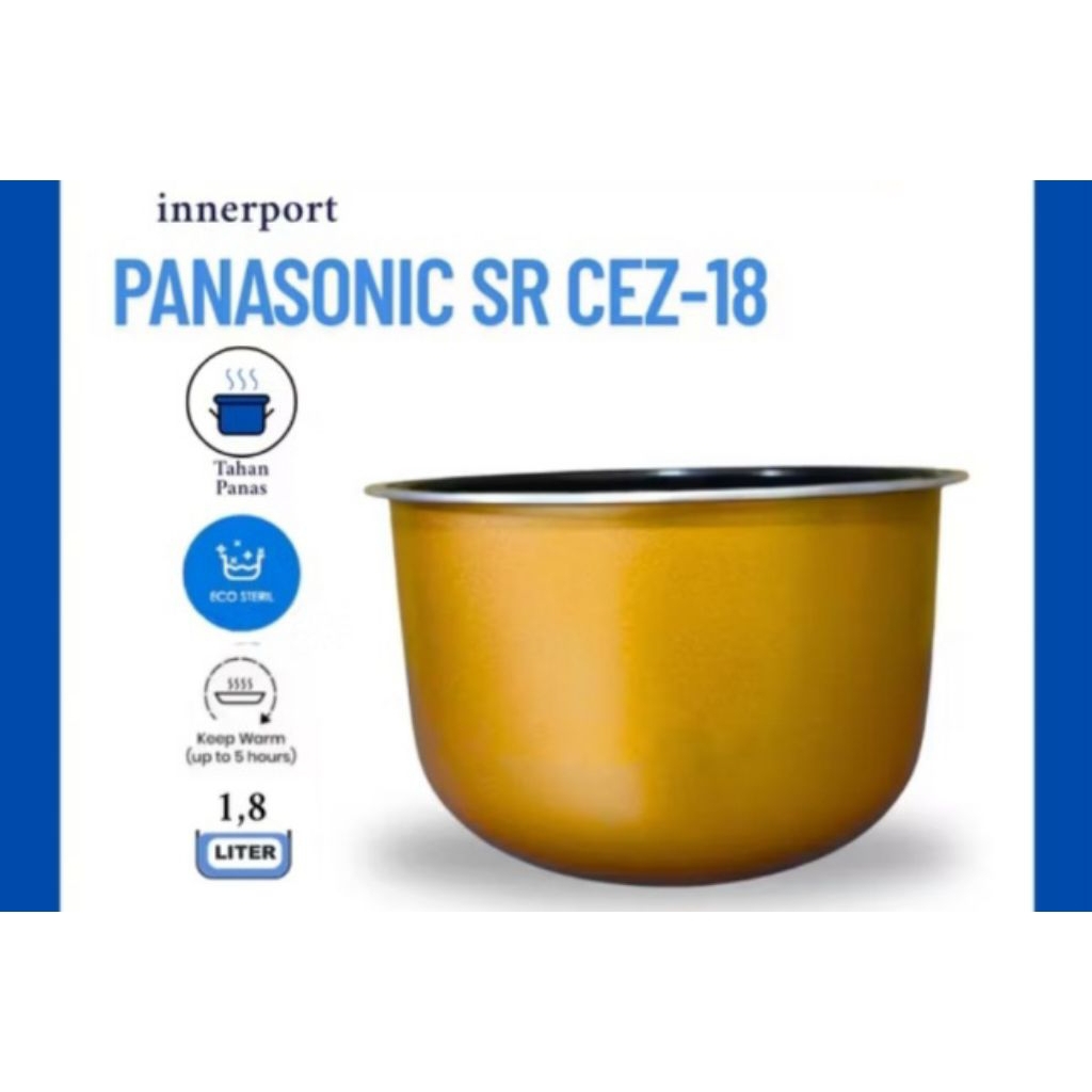 Panci Magic com Persamaan Panasonic SR CEZ 18 / SR TEG 18 ORIGINAL