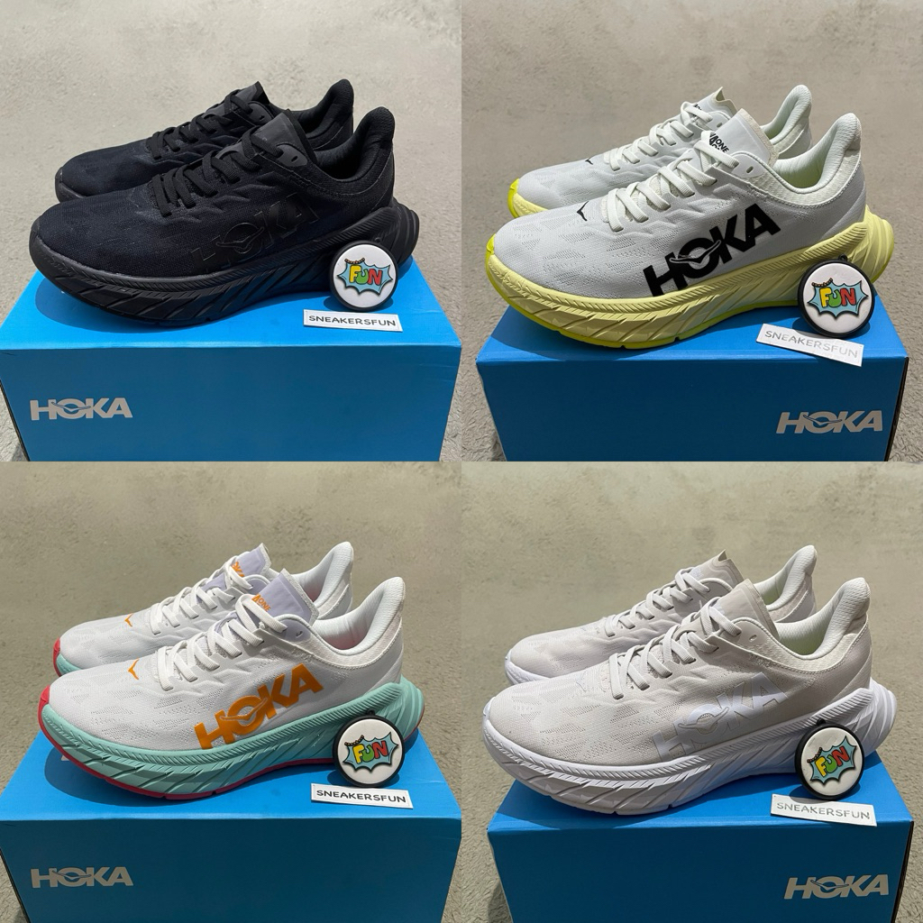 HOKA ONE ONE CARBON X2 WHITE TOSCA RED PREMIUM ORIGINAL