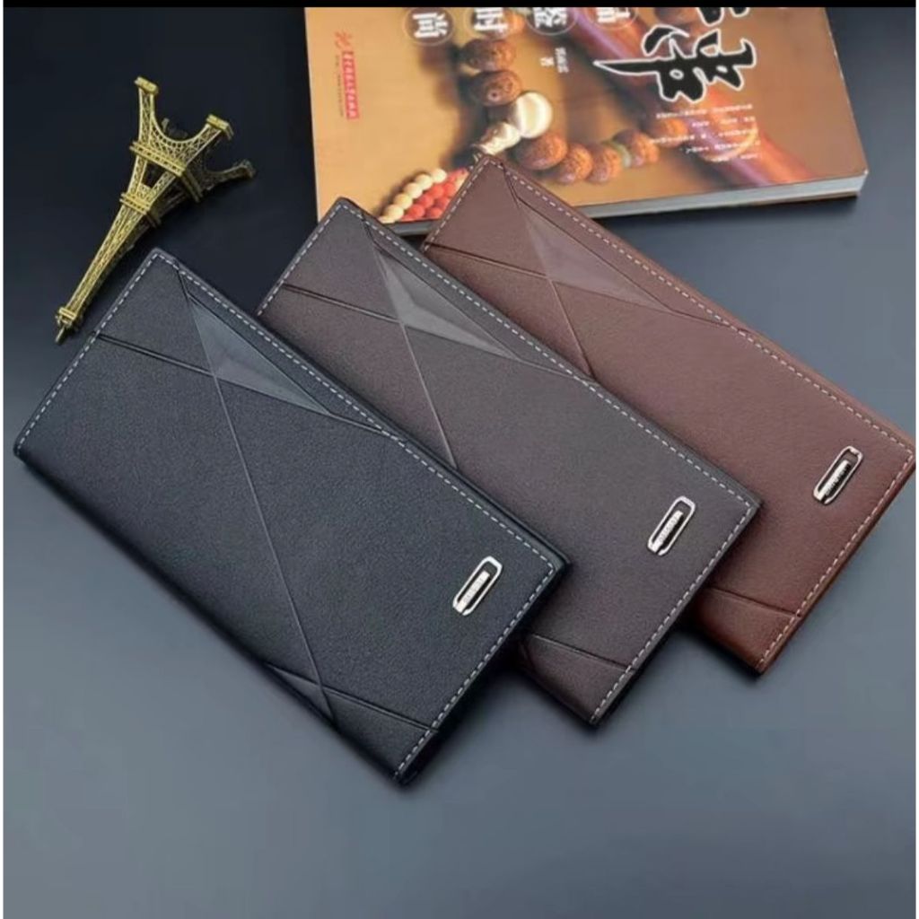 Dompet Kulit Pria Panjang Kartu Mortega Free Box