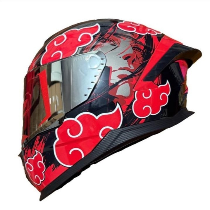 Helm Full Face Vrc Bilmola Sasuke X itachi High Quality Premium 00% Original SNI Dewasa
