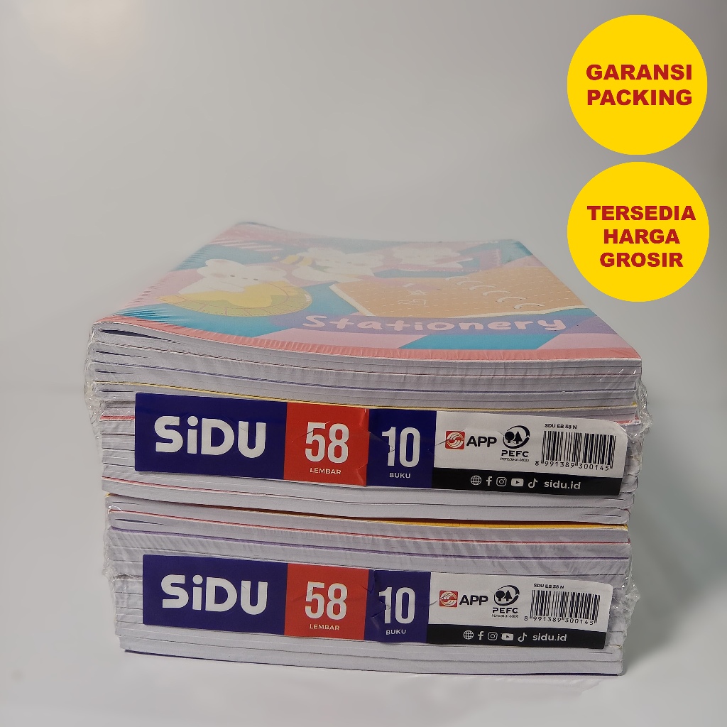 

BUKU TULIS SIDU ISI 58 LEMBAR-10 BUKU | Buku Sekolah / Kantor