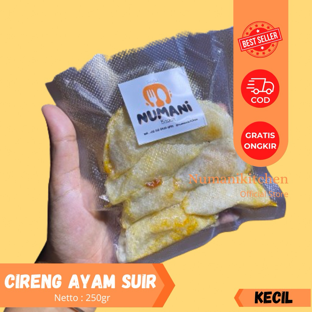 

Cireng Numani isi 7 kecil/Pedasnya 100% Cabe/Cireng isi ayam suir