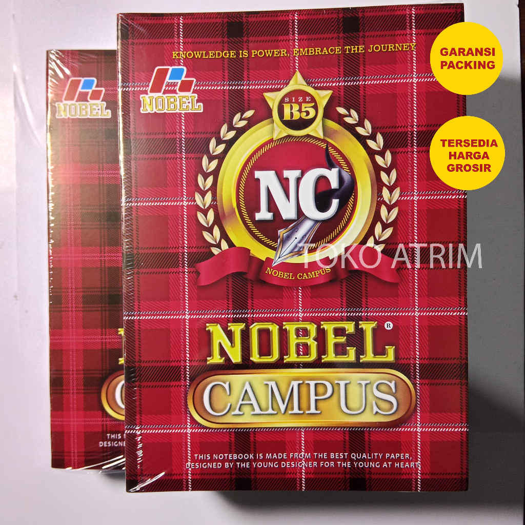 

Buku Campus Nobel Isi 36/ Buku Tulis Nobel Isi 36 Lembar Ukuran B5 / Boxy