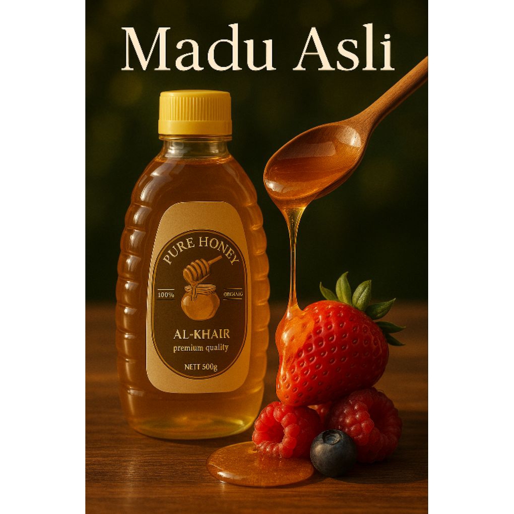 

Madu asli alam 100% Al khair 100 ml 350 ml