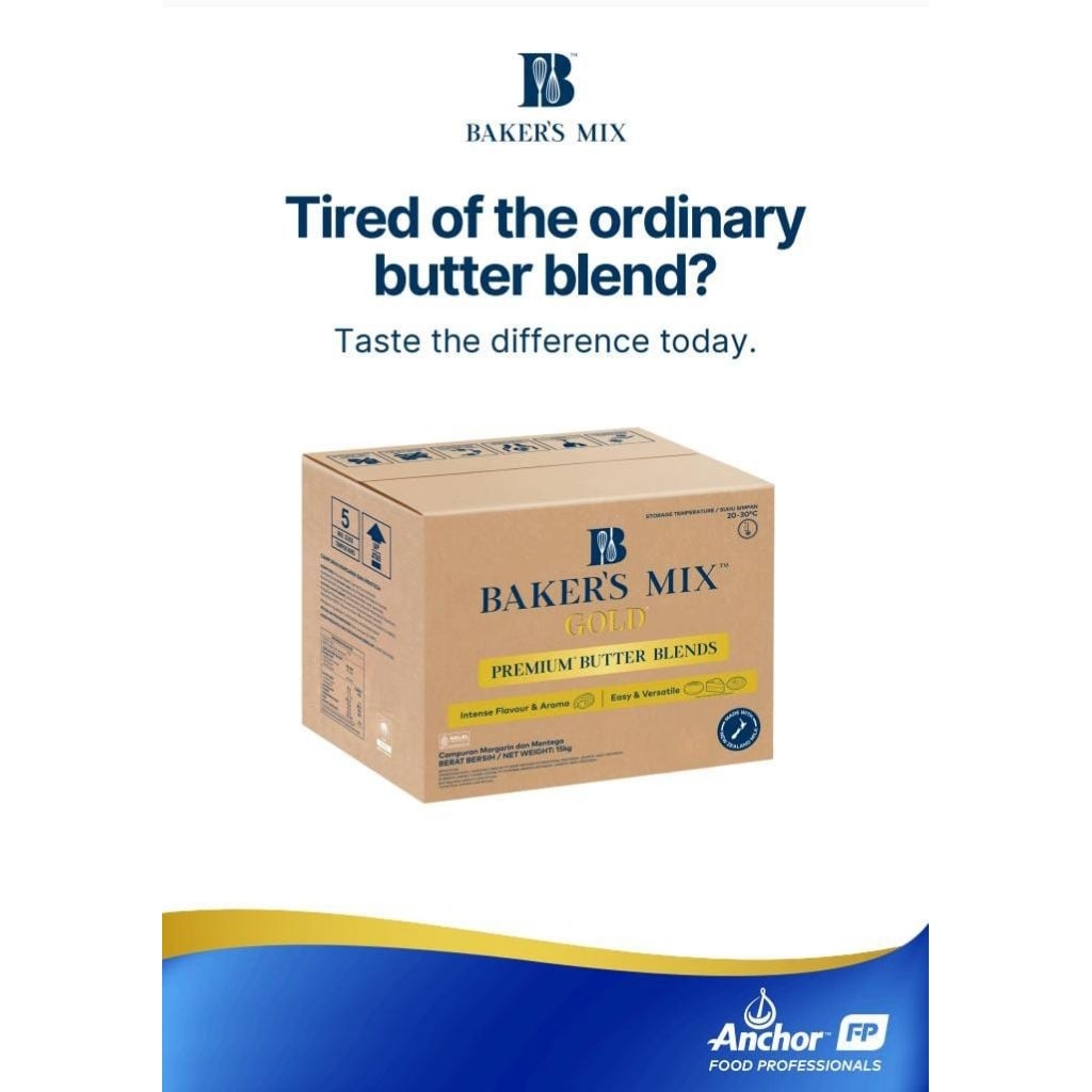 

Anchor Baker's Mix Gold 500 gr/butter blend