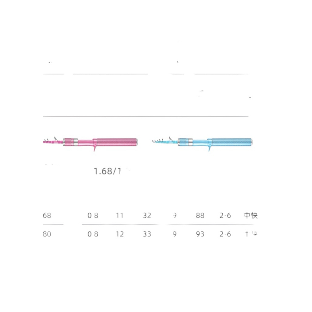 joran telescopic diagon seal pink & blue clicker