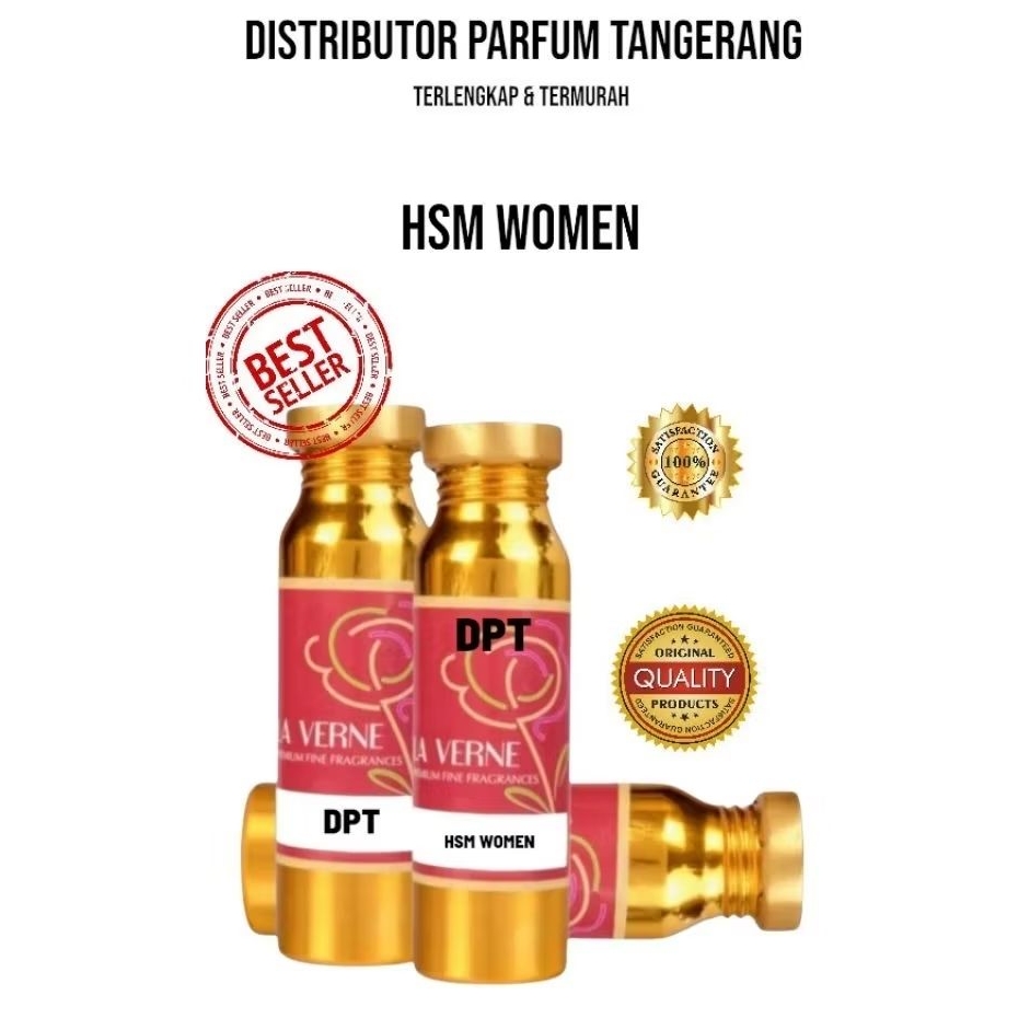 HSM WOMEN BY LAVERNE SEGEL PABRIK 100 ML BIBIT PARFUM.