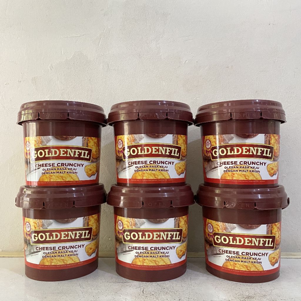 

Goldenfil cheese crunchy 1 kg | goldenfil cheese crunchy | selai goldenfil