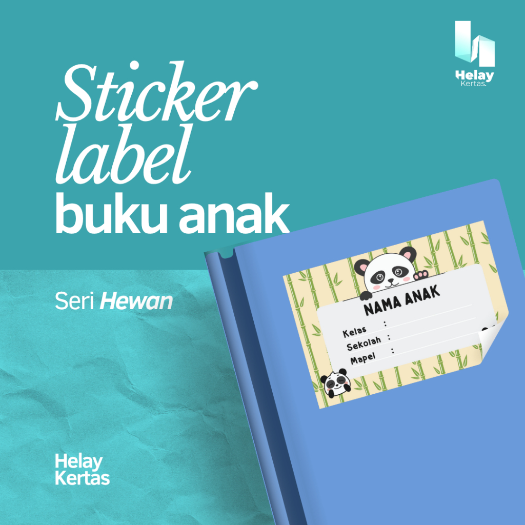 

[ISI 45PCS] + BONUS 4PCS STICKER NAMA SEKOLAH TEMA HEWAN MURAH BISA CUSTOM/ BAHAN STIKER HVS CUTTING