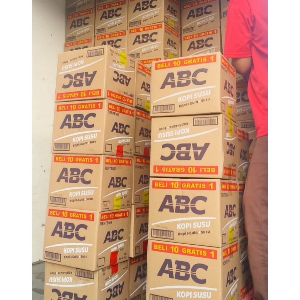 

(BISA SOMEDAY) 1 Dus Kopi ABC susu 120 sachet / 12 Renceng