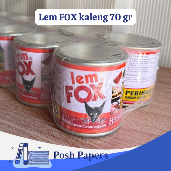 

LEM FOX KALENG 70 GR PEREKAT BERKUALITAS