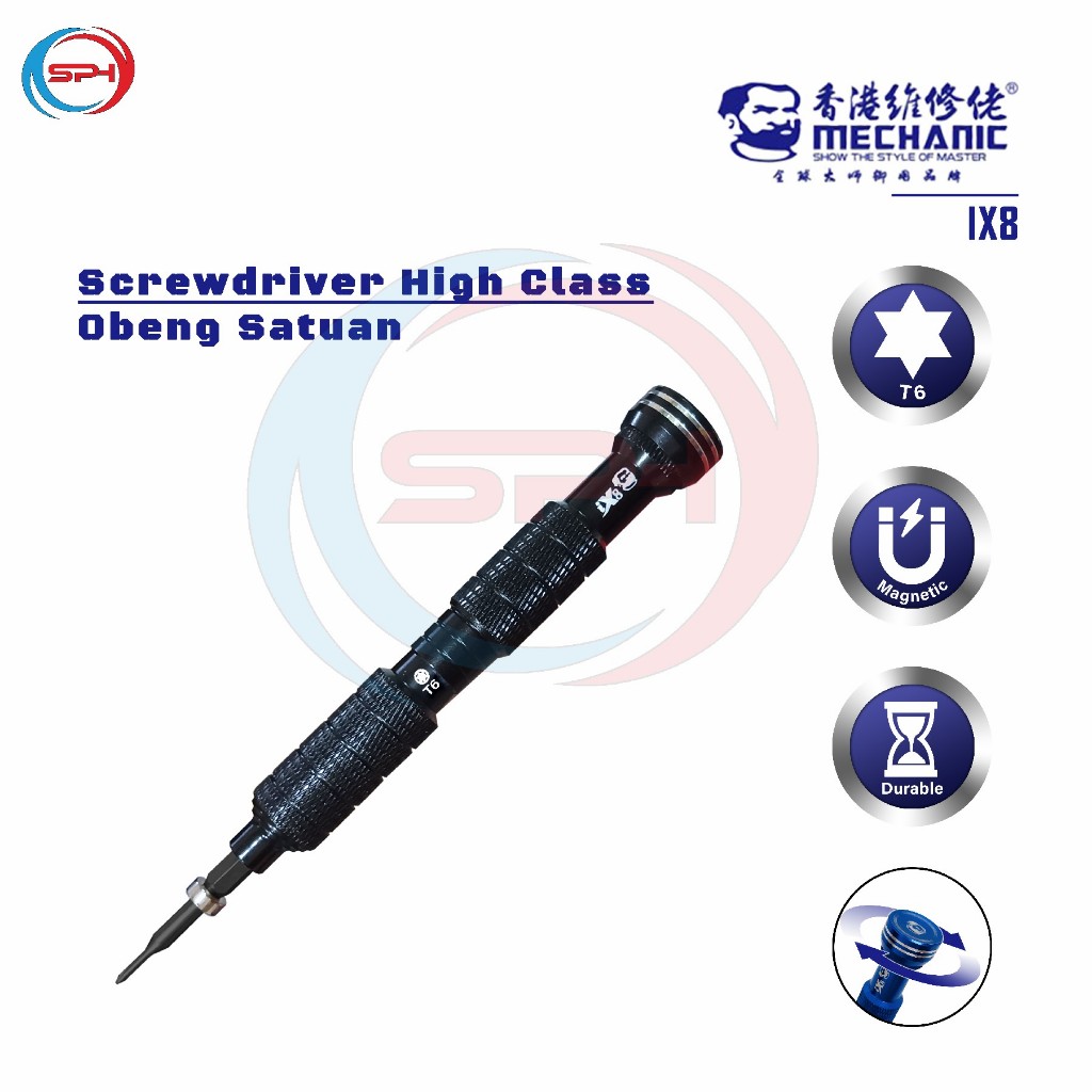 Obeng Satuan Mechanic Ix8 T6 High Class Original