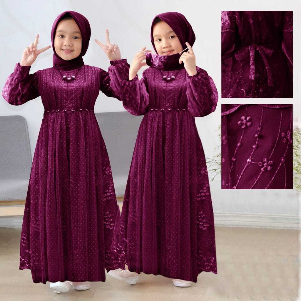 Baju Lebaran Fashion Gms Cewe Ramadhan Gamis Anak Terbaru 2025 Kekinian Ghamis Cewek Gasmis Remaja G