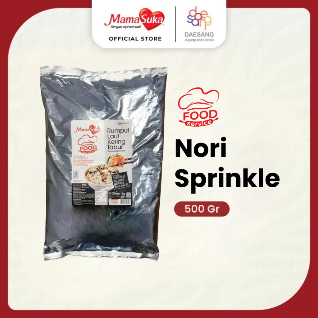 

NORI SPRINKLE 500GR RUMPUT LAUT KERING TANPA BAWANG