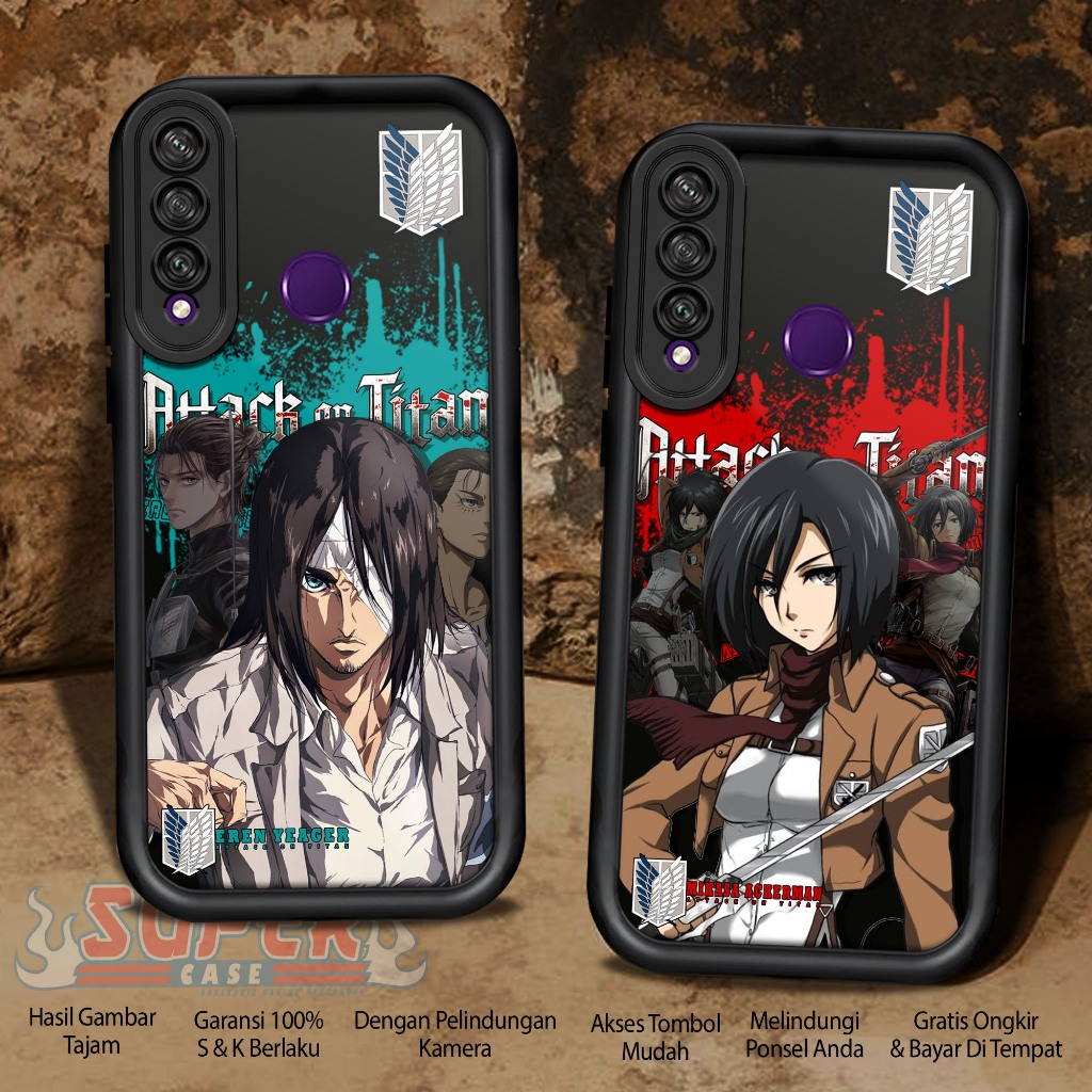Case Hp For HUAWEI Y6P 2020 AOT SoftCase Glossy casing Handphone Silikon Glass