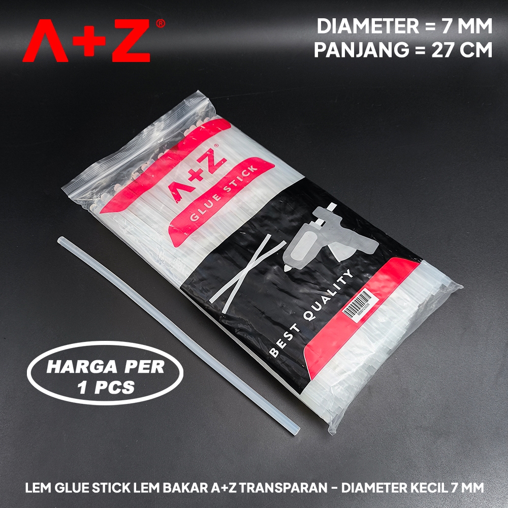 

Lem Glue Stick Lem Bakar A+Z Transparan - Diameter Kecil 7 mm