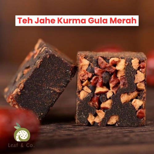 

Teh Gula Batu Merah Jahe Kurma Merah Angco / Brown Sugar Red Dates Ginger Tea Cube