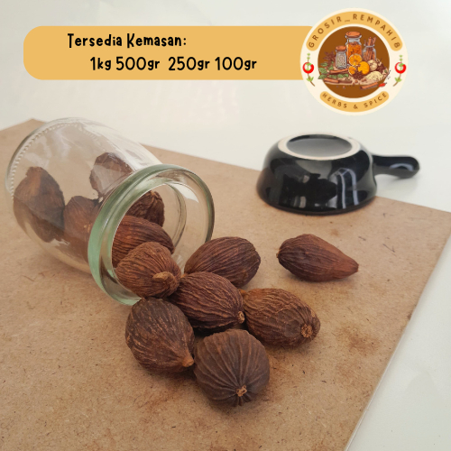 

Cao guo Amomum tsaoko / Chinese Black Cardamom/ Kapulaga Hitam