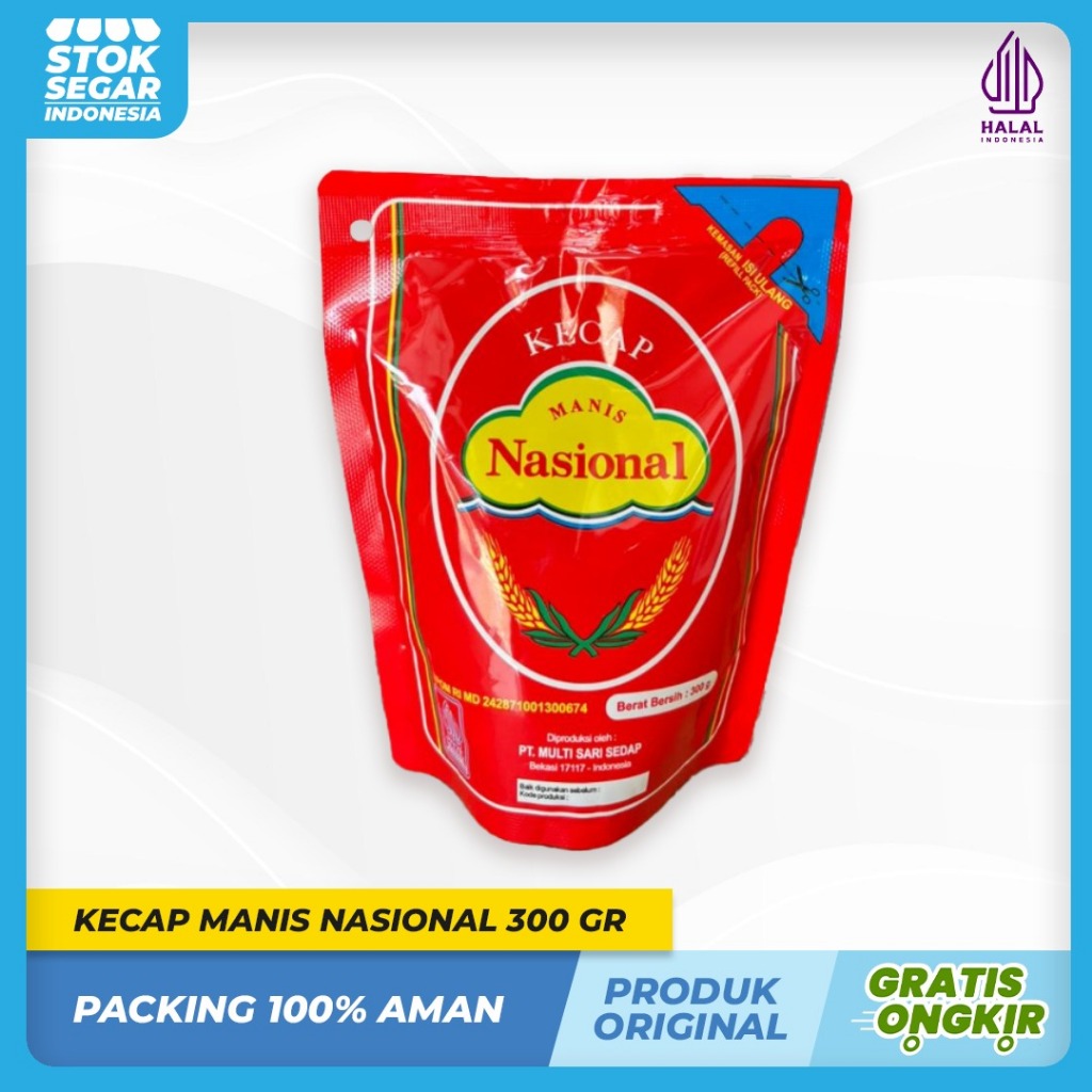 

Kecap Manis Nasional 300 GR Pouch