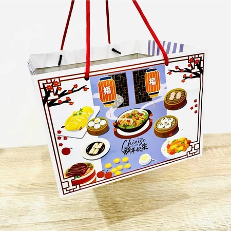 

(1PCS) Paperbag CNY / IMLEK 23 x 23 x 17 cm Paperbag Bahan Art Cartoon 260gr Hampers / Souvenir Tema Imlek