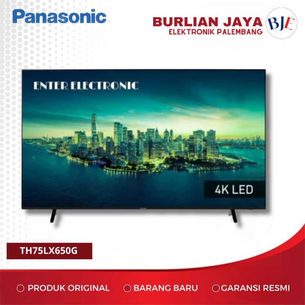 TV PANASONIC 75 INCH TH75LX650G SMART LED TV PANASONIC PALEMBANG