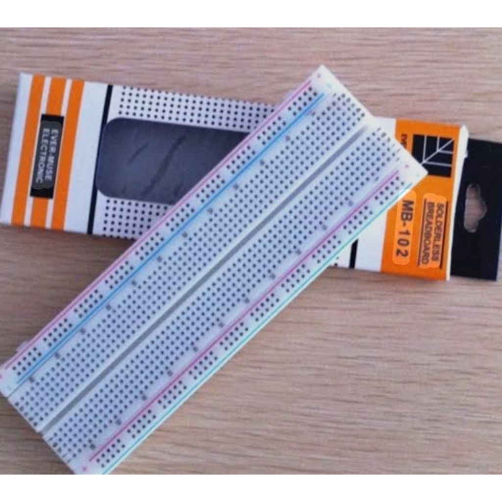 Breadboard PCB MB-102 with pack 830 poin MB102 BREAD BOARD