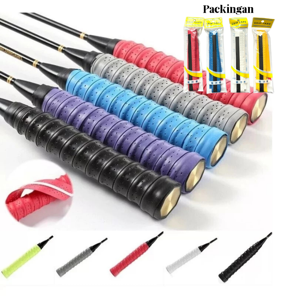 GRIP KARET TULANG RAKET BADMINTON BERBAGAI WARNA MURAH GRIP TULANG RAKET BADMINTON