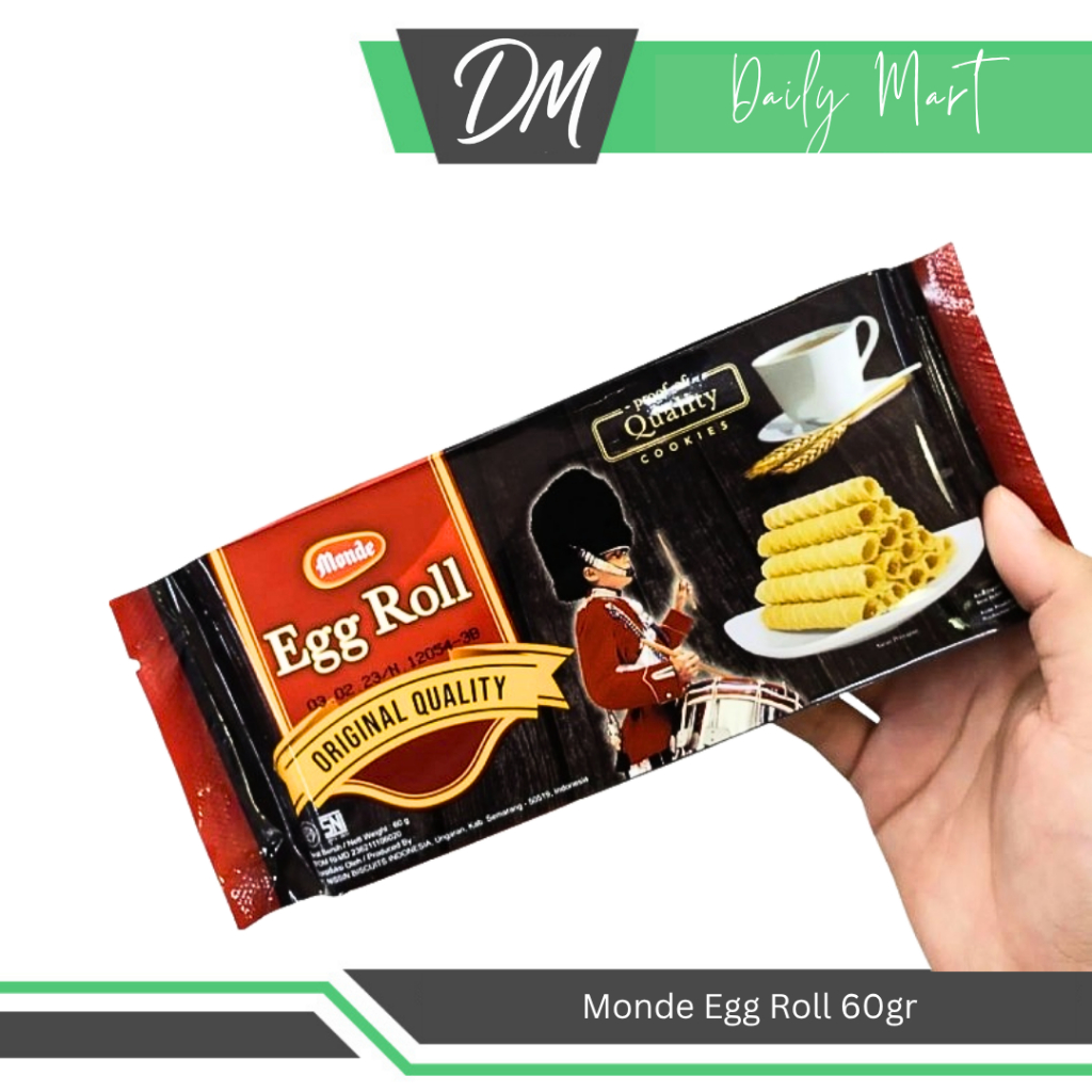 

Monde Egg Roll 60gr - Snack Premium Enak Murah Bergizi