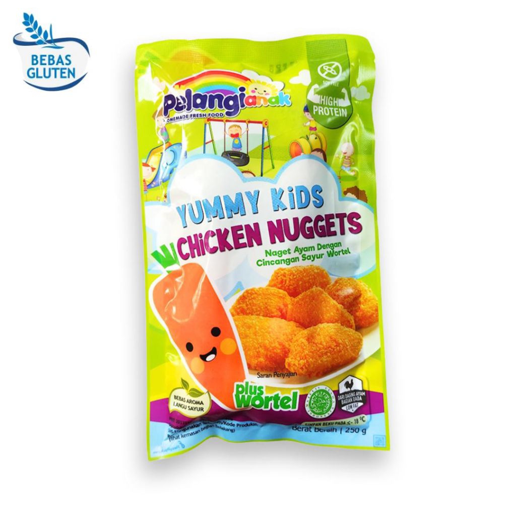 

Pelangi - Yummy Kids Nuggets Ayam Sayur Gluten Free