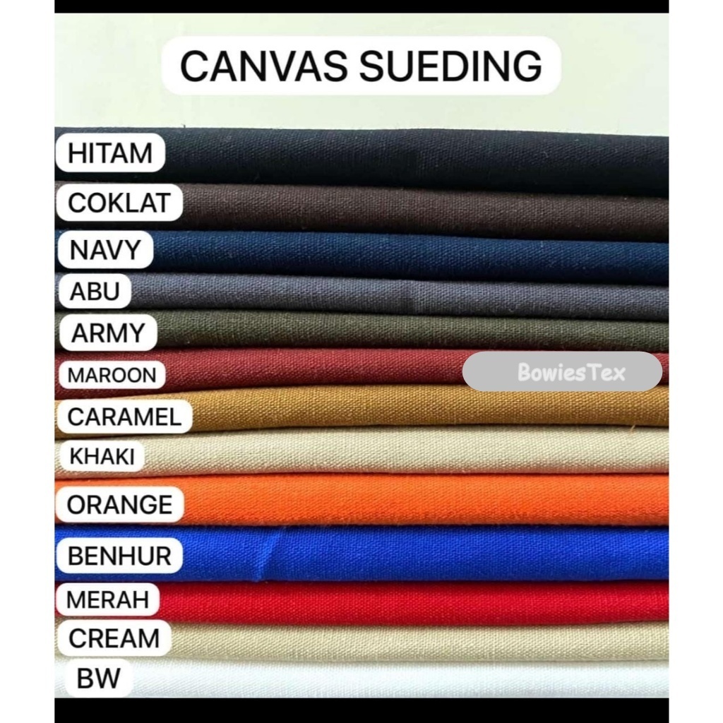 Kain Kanvas Sueding Katun Bahan Kanvas Sueding Katun Berbulu Kanvas