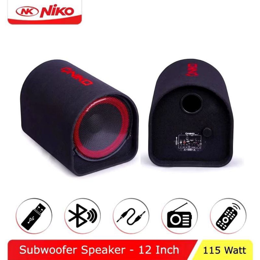 Speaker NIKO GL 12inchi / Speaker Bluetooth NIKO Bantal 12inchi Maximum Bass GL-12