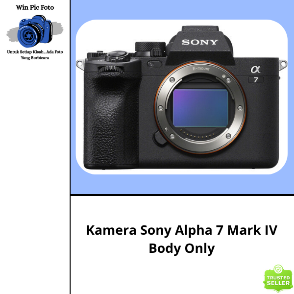 Kamera Sony Alpha 7 IV Body Only / Sony a7 iv / a7 mark 4 / a7m4 bo kit