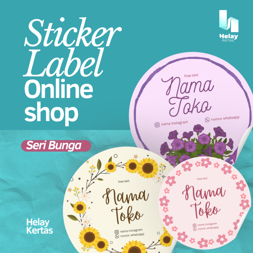 

[COD] 1HARI JADI [+BONUS] STICKER ONLINE SHOP MURAH BENTUK BULAT BISA TEMA ABSTRACT CUSTOM/STICKER LABELTIKER KEMASAN/DUS BOX/PACKAGING/TOPLES MAKANAN BAHAN CROMO CUTTING
