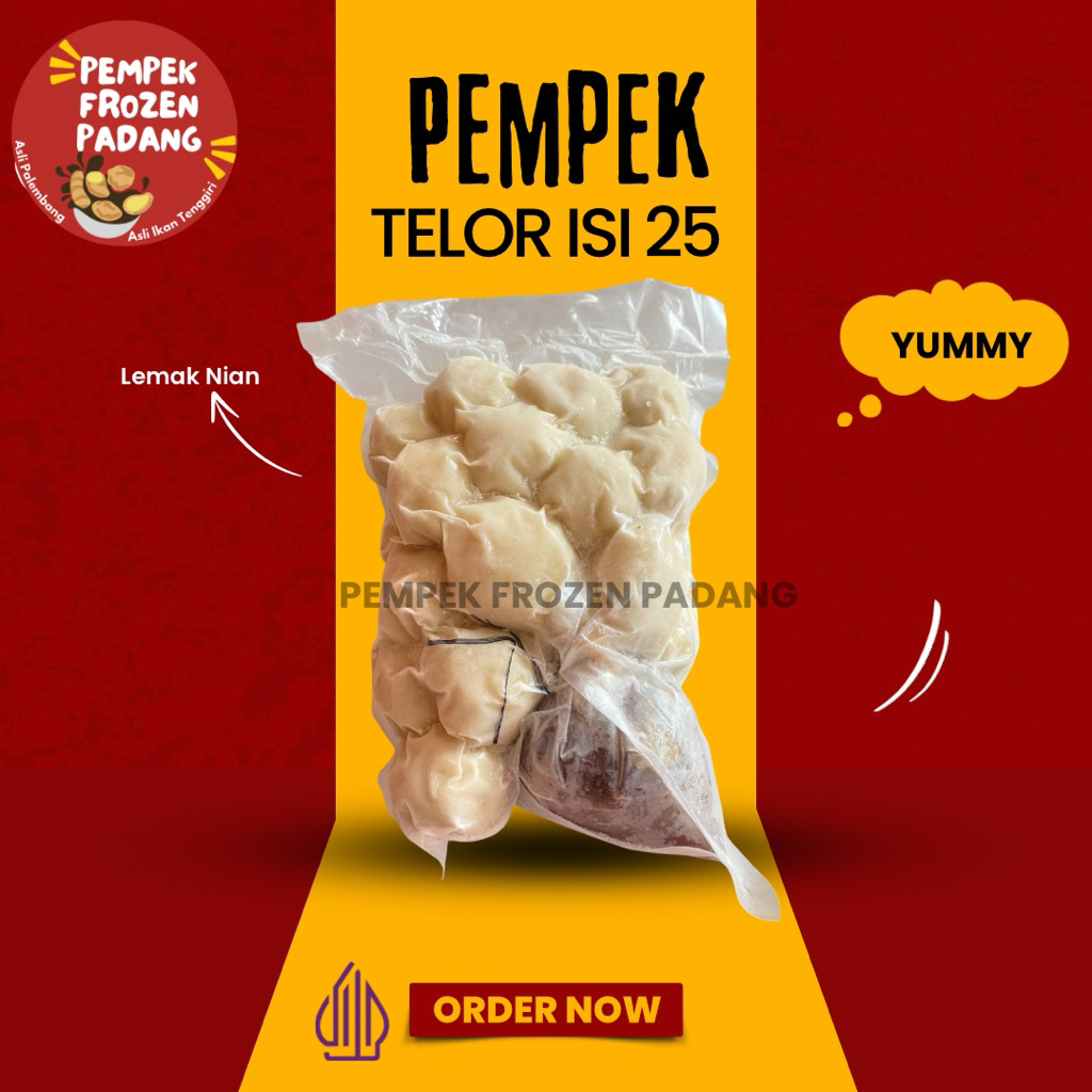 

PEMPEK PALEMBANG FROZEN ISI 25 TELOR
