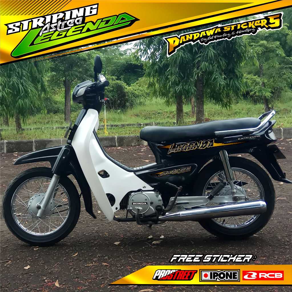 STRIPING VARIASI HONDA ASTREA LEGENDA / STICKER LIST ASTREA LEGENDA