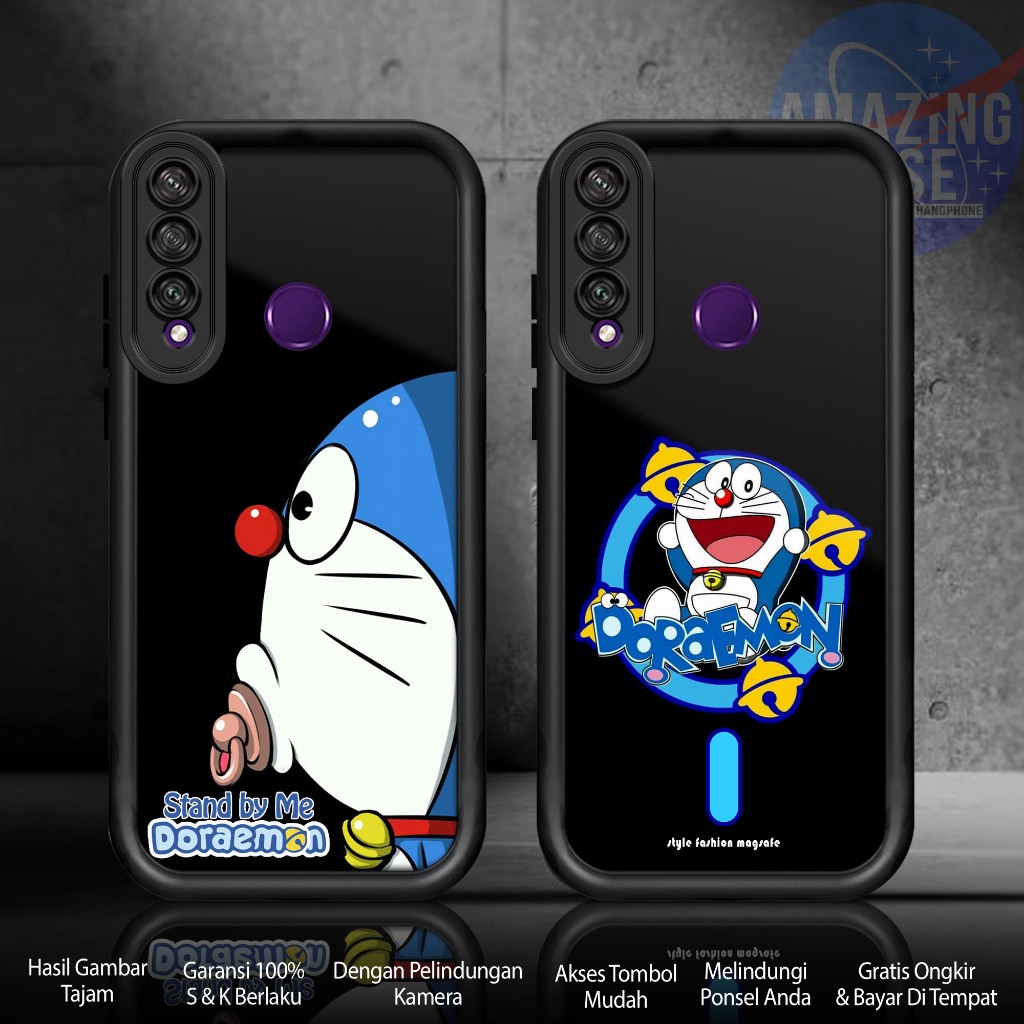 Case Premium Compatible For HUAWEI Y6P 2020  Motif DRMN Casing Softcase Glossy Anti Jamur