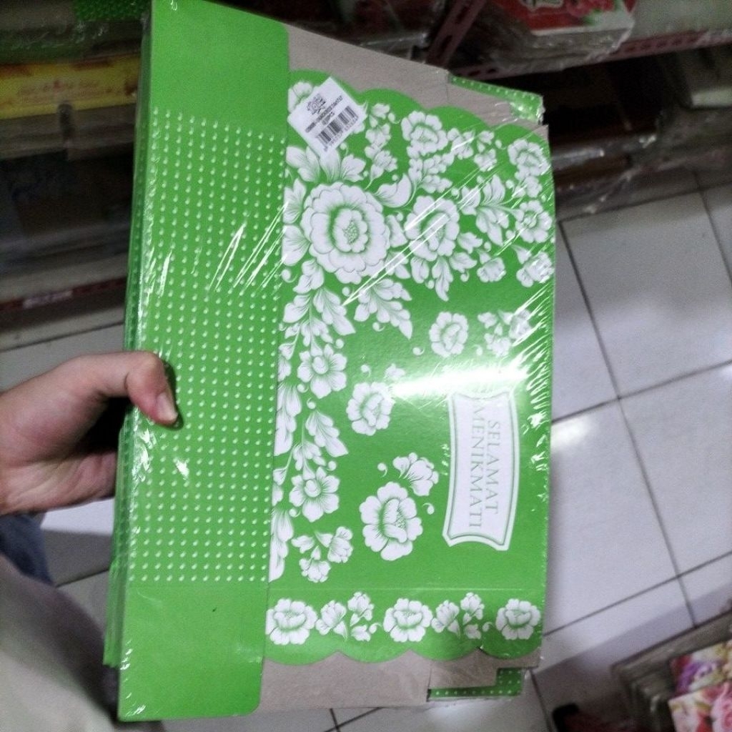 

kemasan makanan selamat menikmati 100 pcs