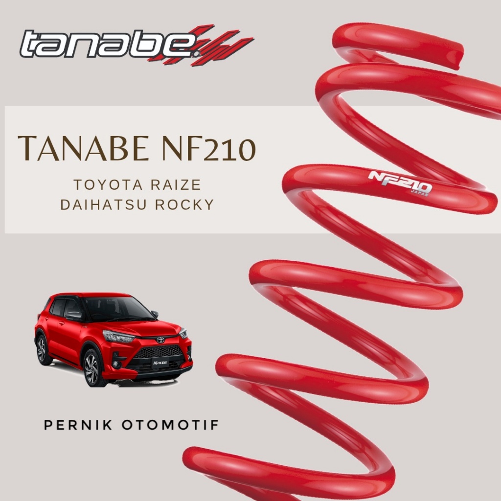 Tanabe NF210 Toyota Raize Coil Spring Per Lowering Kit Daihatsu Rocky