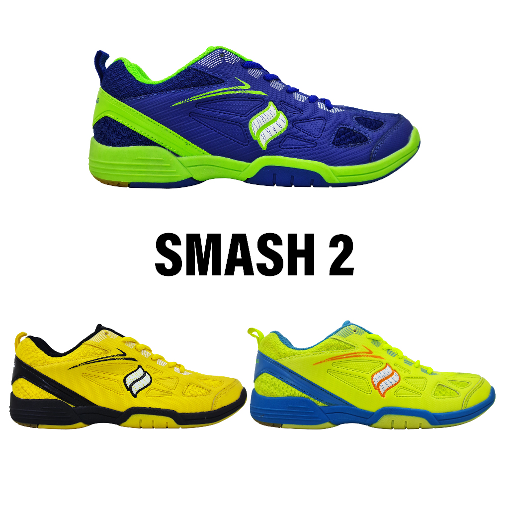 new sepatu badminton / bulu tangkis finotti smash 1 2 3 5