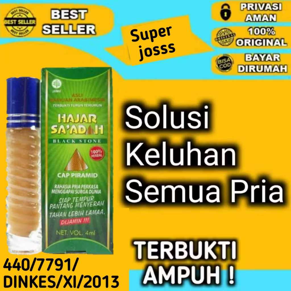TERLARIS HJ SA ADAH Obat Kuat Pria Dewasa Tahan Lama SA ADAH PEMBESAR MR P MR OLES DAUN herbal obat