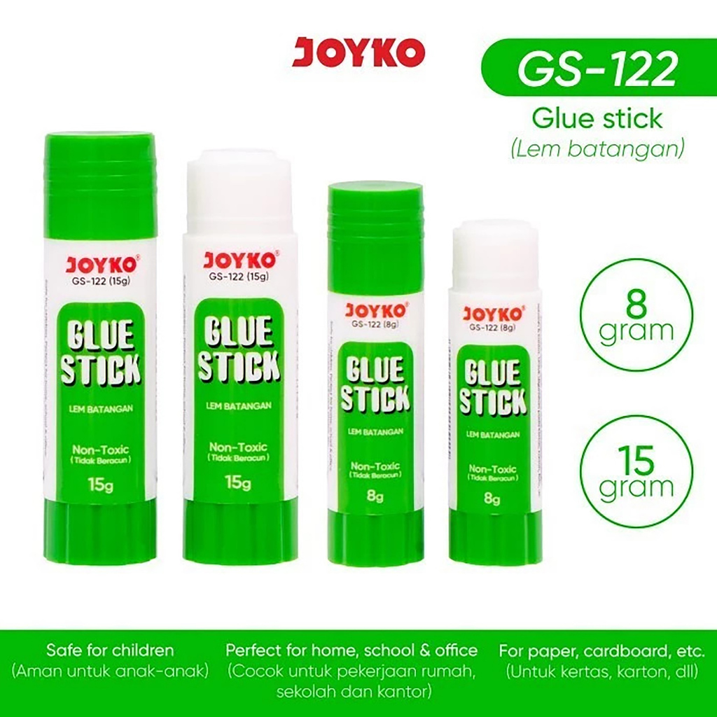 

Joyko GS-122 8gr 15gr Glue Stick Lem Batang