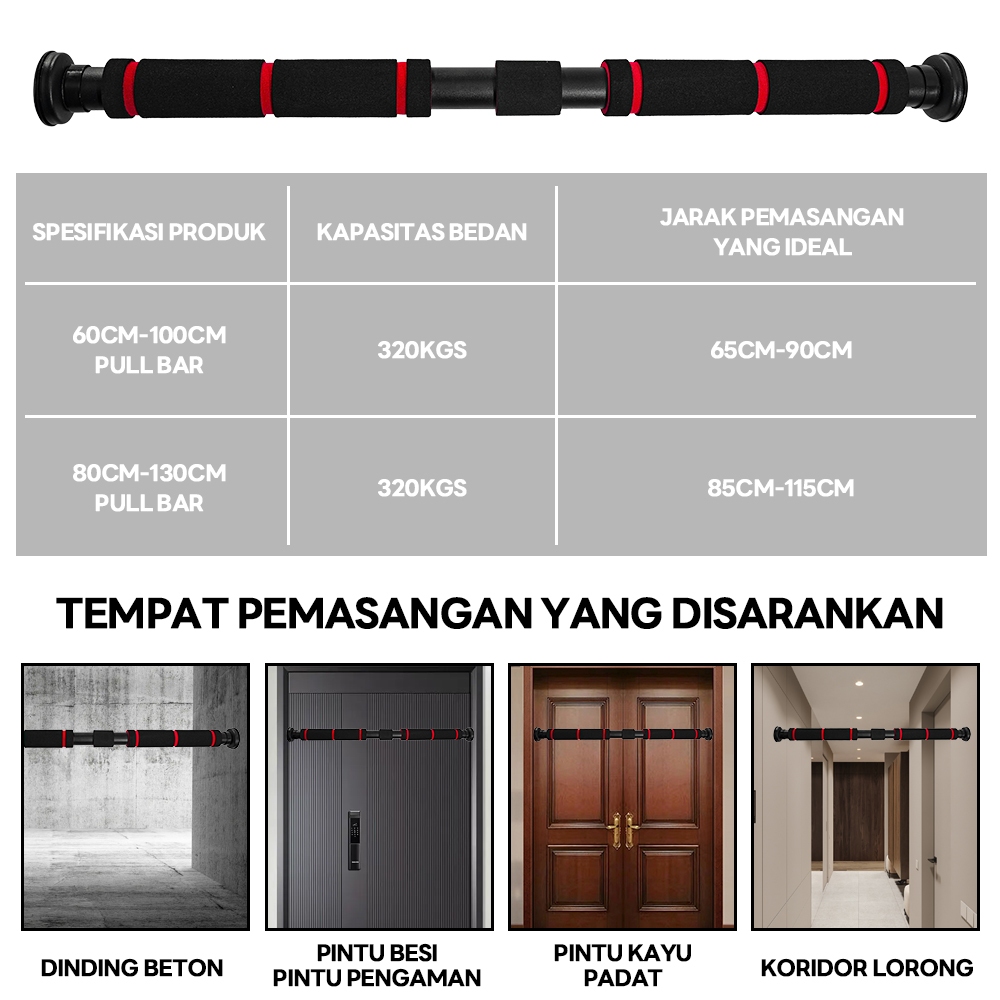 BEST SELLER [READY STOCK][COD][ PROMO]TIANG PULL UP ANAK / ALAT OLAHRAGA ANAK / ALAT FITNESS ANAK DI