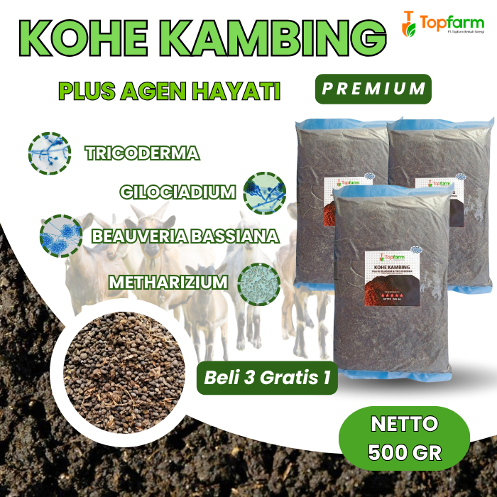 Pupuk Kohe Kambing/ Pupuk Kandang Kohe kambing/ Kohe Kambing Murni/ Kohe Kambing Siap Pakai/ Kohe Ka