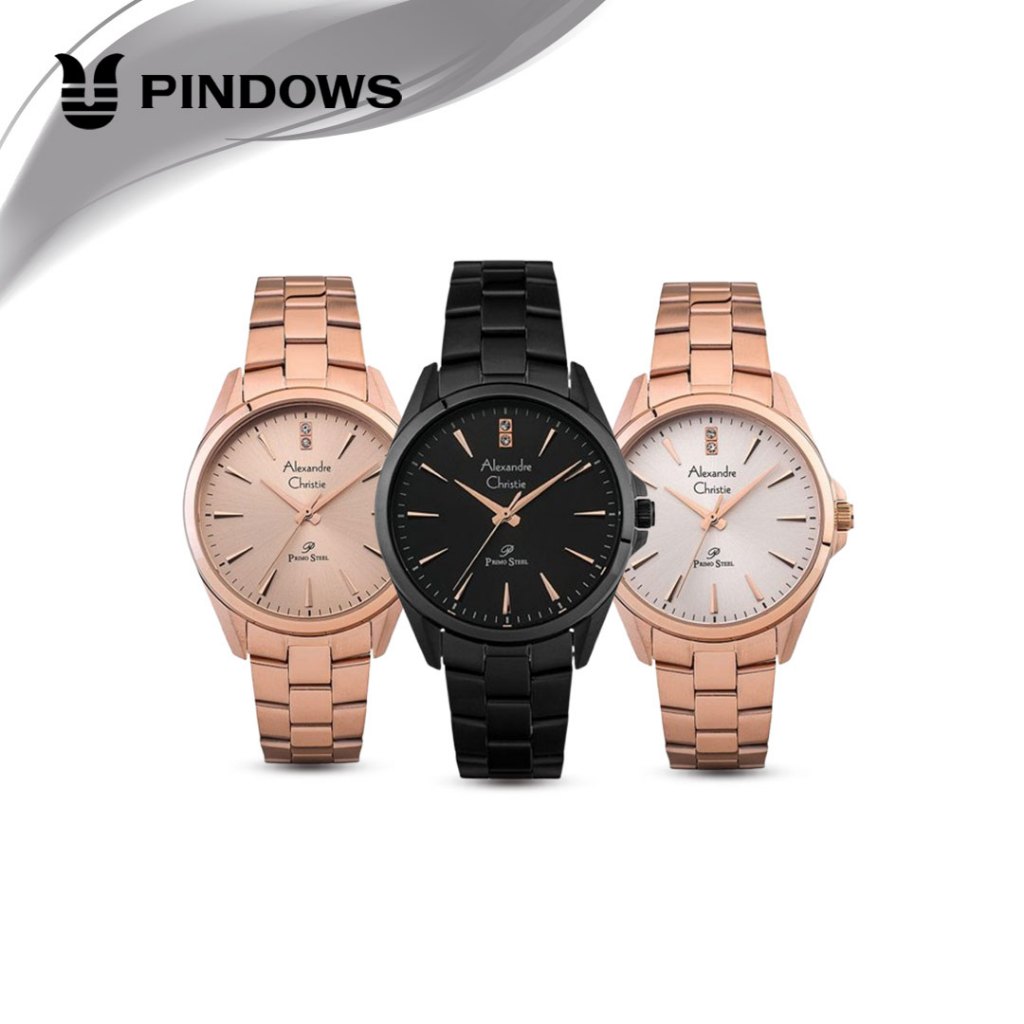 BISA COD - JAM TANGAN WANITA ALEXANDRE CHRISTIE AC 1018 AC1018 ORIGINAL - GARANSI RESMI